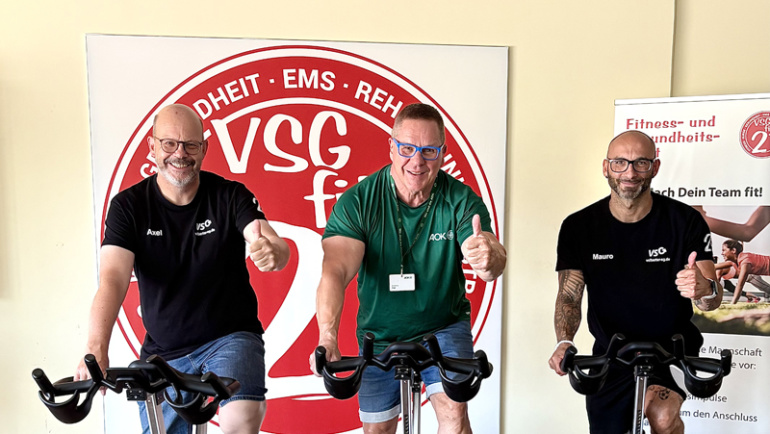 VSG aktuell: VSG nimmt an AOK – Gesundheits – Meisterschaft teil