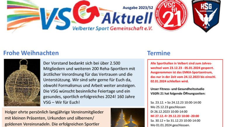 VSG aktuell 2023/52