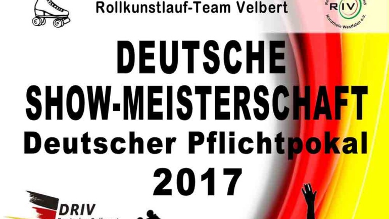 Das Rollkunstlaufteam präsentiert die Deutsche Show-Meisterschaft 2017