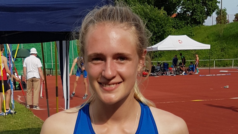 Stina Goldau bei den Deutschen U20 mit tollem 15. Platz